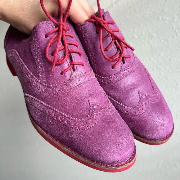 Cole Haan Shoes - Cole Haan Alisa Oxford Wingtips Masquerade Purple/Red
